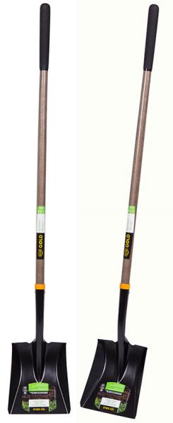 SQUARE POINT SHOVEL LONG HANDLE