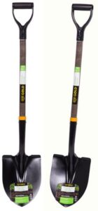 ROUND POINT SHOVEL D-GRIP HANDLE