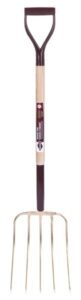 MANURE FORK 5 TINES D-GRIP 45.5-IN