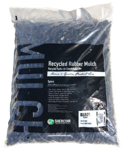 RUBBER NUGGET MULCH BLACK 20-LB