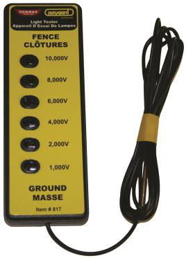 ELECTRIC FENCE TESTER 6 LIGHT