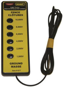 ELECTRIC FENCE TESTER 6 LIGHT