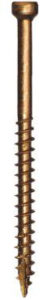 TRIM SCREW #8 2 1/2-IN GREY 100 PC