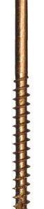 TRIM SCREW #8 2 1/2-IN GREY 100 PC