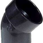 ABS ELBOW STREET 45 DEGREE 3-IN