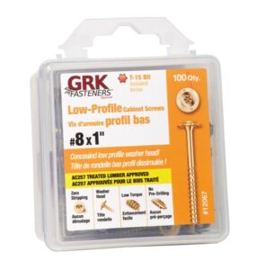 CABINET SCREW 8 X 1-IN 100 PC