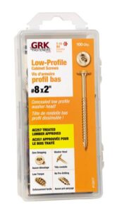 CABINET SCREW 8 X 2-IN 100 PC