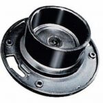 ABS CLOSET FLANGE WITH CAP 4 X 3-IN
