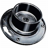 ABS CLOSET FLANGE WITH CAP 4 X 3-IN