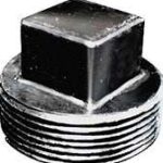 ABS THREADED PLUG WITH GASKET 4-IN