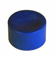 ABS POLY TEST CAP BLUE 4-IN