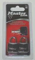 PADLOCK SOLID BLACK 3/4-IN