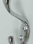 COAT HOOK HEAVY DUTY CHROME 3 1/2IN