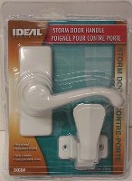 SCREEN DOOR LEVER HANDLE WHITE