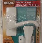 SCREEN DOOR LEVER HANDLE WHITE