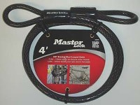 PADLOCK CABLE 3/8-IN X 4FT