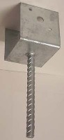 REBAR SADDLE BRACKET 13GA 4X4-IN