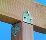 POST TO BEAM CONNECTOR 18GA 3X3-IN