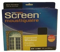 PATIO DOOR SCREEN BLACK 24 X 84-IN