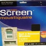 WINDOW SCREEN BLACK 24 X 40-IN