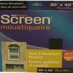 WINDOW SCREEN BLACK 30 X 40-IN