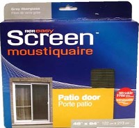 PATIO DOOR SCREEN GREY 48 X 84-IN