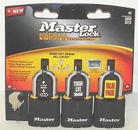 MAGNUM COVERED PADLOCK 1 3/4-IN 3PK