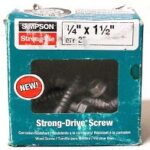 SDS WOOD SCREW 1/4 X 1 1/2-IN 25 PK