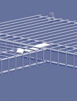 CORNER SHELVING SUPPORT BRACKET