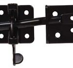 GATE LATCH BLACK 4-IN