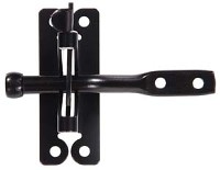 GATE LATCH BLACK 2 X 4-IN