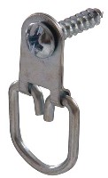 D-RING HANGER LARGE ZINC 4 PACK