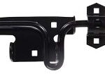 DOOR /GATE LATCH SLIDE ACTION BLACK