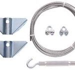 GATE ANTI-SAG KIT ZINC PLATED