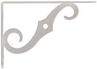 SHELF BRACKET WHITE 10 X 7-IN