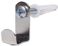 HIDDEN MIRROR HOLDER SMALL ZINC