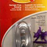 ADHESIVE HOOK MEDIUM NICKEL