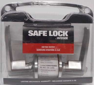 WINSTON LEVER KEYED SATIN CHROME