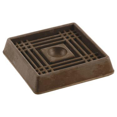 FURNITURE CUP RUBBER BROWN 2-IN 4PK