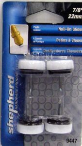 NAIL ON GLIDE WHITE 7/8-IN