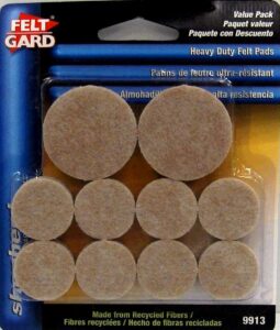SELF STICK FELT PADS ASSORTED 20 PK