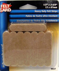 FELT PAD STRIP BEIGE 1/2 X 2 5/8-IN