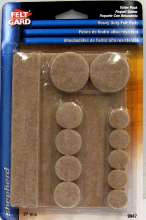 FELT PAD ASSORTED BEIGE 27 PIECE