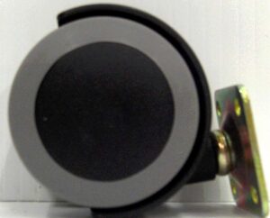 TWIN WHEEL CASTER PLATE 2-IN