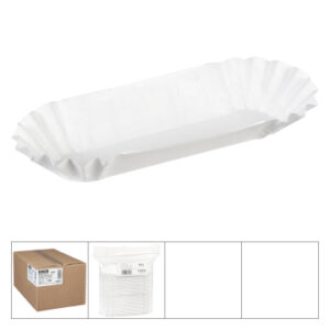LAPACO HOT DOG TRAY 6IN   MED WGT