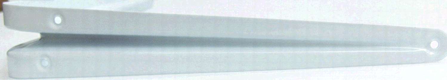 SHELF BRACKET WHITE 8 X 10-IN