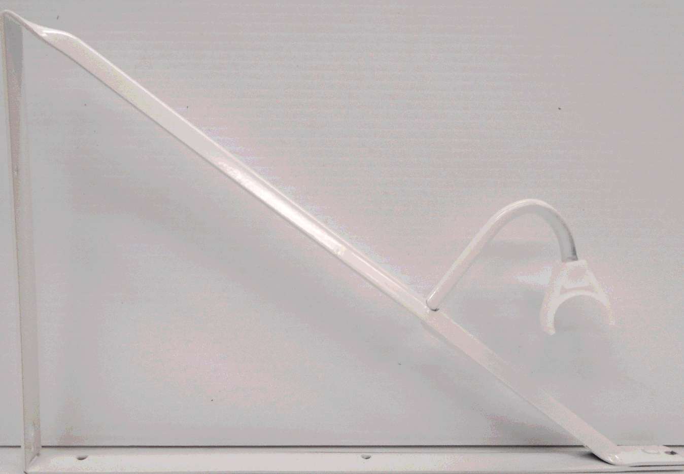 SHELF AND ROD BRACKET WHITE 14-IN
