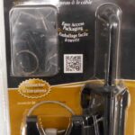 GATE LATCH RING AND CABLE HD BLACK
