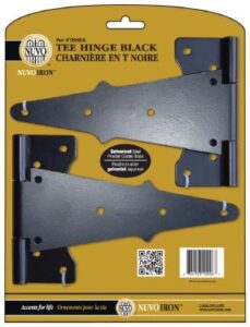 T-HINGE BLACK 8-IN 2 PACK