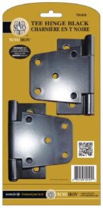T-HINGE BLACK 4-IN 2 PACK